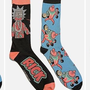 Rick & Morty Novelty Crew Socks